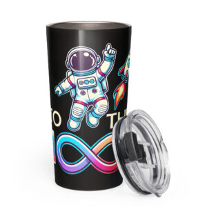To the Moon Stainless steel tumbler