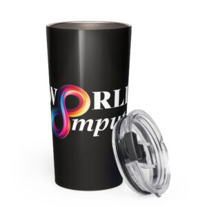 WorldComputer stainless steel tumbler